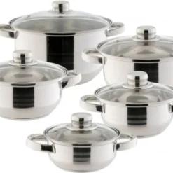 Kochtopf-Set Erika Edelstahl 5-teilig -Angebote Gourmet Kueche Store edd05c919e979a5c51e1e52a9560f40f