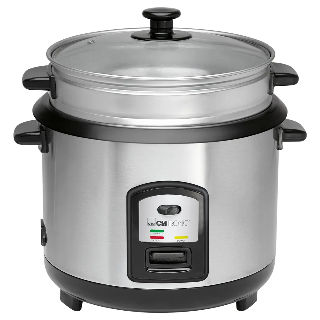 Clatronic Reis-Kocher Multi-Kocher Dampf-Garer 700 W + Löffel RK 3567 3 Clatronic Reis-Kocher Multi-Kocher Dampf-Garer 700 W + Löffel RK 3567