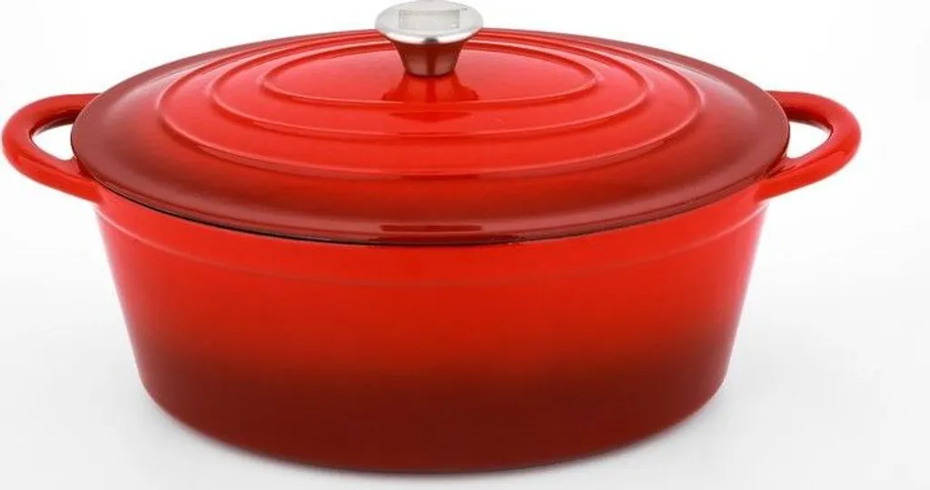 Backform Mit Deckel Gusseisen Xanten 40,5 X 26 Cm Rot CS-09099 3 Backform Mit Deckel Gusseisen Xanten 40,5 X 26 Cm Rot CS-09099