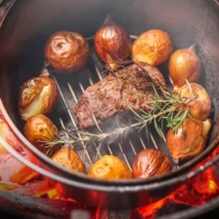 FireRocket Dutch Oven 6qt 5,5L Ohne Füße Premium Gusseisen Schmortopf Gusstopf Feuertopf Bräter Eingebrannt Niederländischer Kochtopf Verschiedene Größen -Angebote Gourmet Kueche Store f273eed29a73c10c7f0d13868325c922