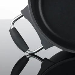 Bratoni Aluguss Kochtopf 24cm 4,5L | Glasdeckel | Antihaft | Kraztfest | Schwarz -Angebote Gourmet Kueche Store f2f1b36138c6ebb737cdb9ed1919a8a6