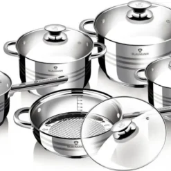 Blaumann-Gerichte Edelstahl 10 Stc Jumbo Gourmet Line BL-167