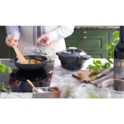 Woll IRON, Topf Mit Deckel, Ø 16 Cm, 8 Cm Hoch, 1.3 Liter, Inkl. Silikongriffe, Carbon Grey 11 Woll IRON, Topf Mit Deckel, Ø 16 Cm, 8 Cm Hoch, 1.3 Liter, Inkl. Silikongriffe, Carbon Grey -Angebote Gourmet Kueche Store f57ceccd884b66b9bbea7998896a00f4