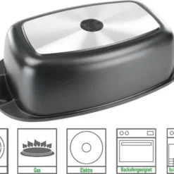 Aluguss Bräter Mit Deckel Backofengeeignet Bis 180 °C Gänsebräter In 5,6 Liter -Angebote Gourmet Kueche Store f8fe562b27739dd05394be00b4b0617c